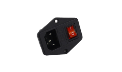 Розетка IEC-320-C14 +выключатель