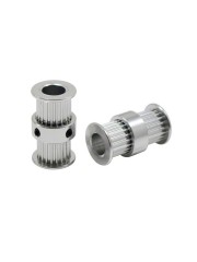 Шкив зубчатый двойной GT2-6 20 зубьев отверстие 8мм h27,5мм