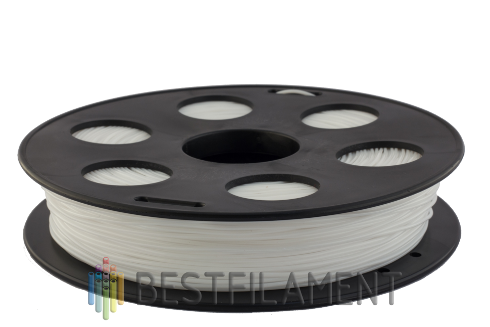 Белый Bflex пластик Bestfilament для 3D-принтеров 0.5 кг (1,75 мм)