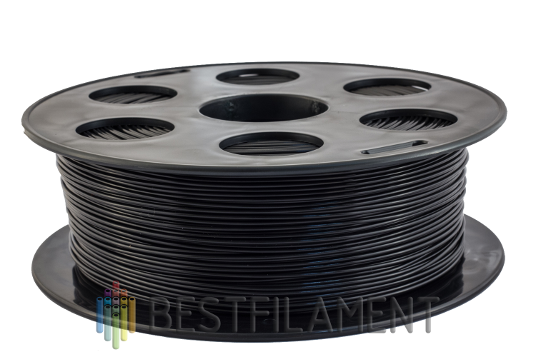 Черный PLA пластик Bestfilament для 3D-принтеров 1 кг (1,75 мм) Черный PLA пластик Bestfilament для 3D-принтеров 1 кг (1,75 мм)
